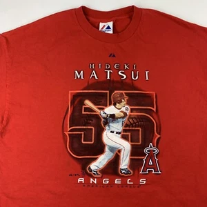 Camiseta De Colección Majestic Hideki Matsui Anaheim Angels Camiseta Para Hombre 2XL Jugador Camiseta - Imagen 1 de 8