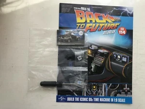 1:8 SCALE EAGLEMOSS BACK TO THE FUTURE BUILD YOUR OWN DELOREAN ISSUE 114 + PIECE - Picture 1 of 1