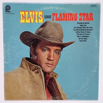 Elvis Presley - Elvis Sings Flaming Star - 12" 33 RPM LP 1975 - Reissue - Image 1 of 4