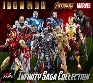 Figuras de acción Iron Man ZD Toys escala 1:10 Infinity Saga MARK 1 - 85 NUEVAS EN CAJA - Imagen 1 de 96