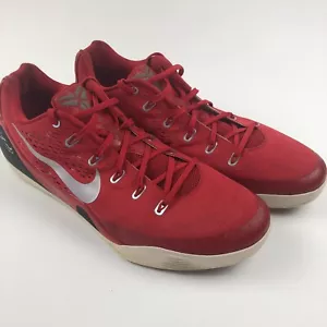 Nike Kobe 9 EM University Rosso Argento Metallizzato Uomo 17 *senza solette* - Foto 1 di 11