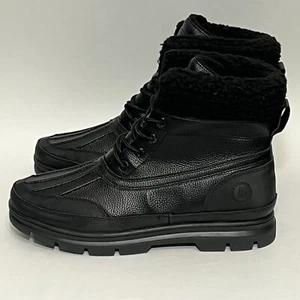 G H Bass Herren Gr. 12 Hohe Stiefeletten Schnürer Schwarz Outdoor Schnee Wandern Gelände - Bild 1 von 10