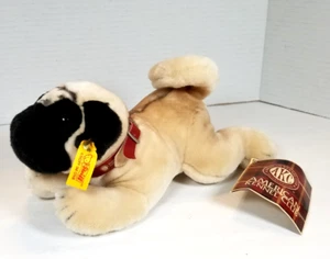 Steiff Pug Plush Realistic puppy dog American Kennel Club 668180 NEW 2004 - Picture 1 of 23