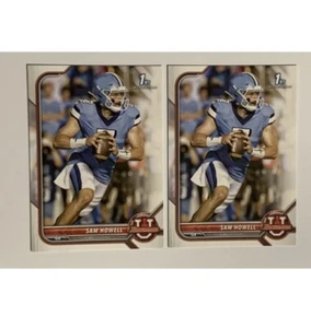 2022 Bowman U #81 SAM HOWELL 1st Bowman Rookie RC Washington Commanders Lot (2) - Picture 1 of 2