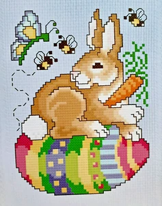 April - Butterfly, Bees & Bunny - Cross Stitch Chart - Picture 1 of 2
