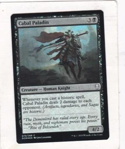 Magic: MTG: Dominaria: Foil: Cabal Paladin - Picture 1 of 1