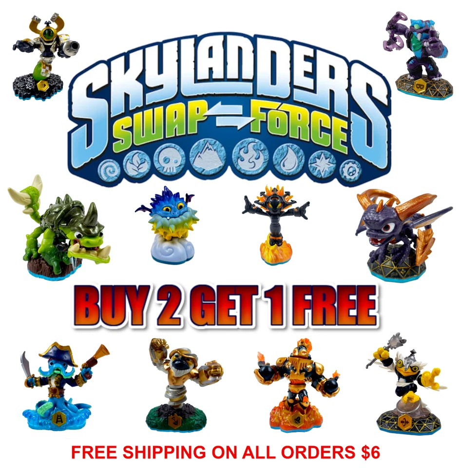 Skylanders: Swap-Force ⭐ Buy 2 Get 1 Free ⭐ Free Shipping on Orders $15+ - Image 1 of 1