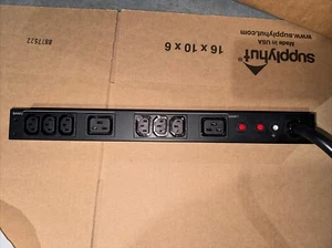 CyberPower PDU30BHVT8R Basic PDU 208-230V/30A 8 Outlet 1U Rackmount Power Strip - Picture 1 of 5
