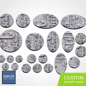 Steam Punk Bases | 25mm | 32mm | 40mm | Txarli Factory | Magnetizable Scenic Tex - Picture 1 of 11