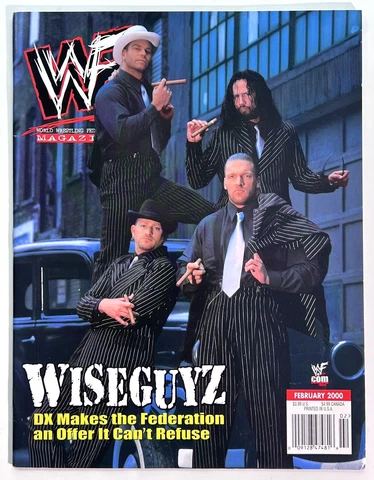 TRIPLE H dx WWF Wrestling Magazine February 2000 wwe * No Catalog or Poster Cover
