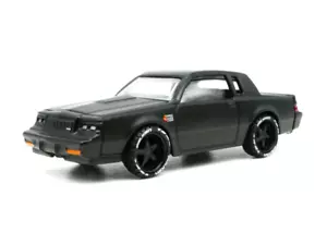 1987 87 BUICK GRAND NATIONAL REAL RIDERS BLACK RARE 1:64 SCALE DIORAMA DIECAST - Picture 1 of 8