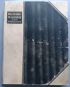 Komponist Richard Wagner in der Karikatur von Eduard Fuchs 1907 Bayreuth - Bild 1 von 14