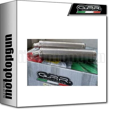 GPR 2 POT ECHAPPEMENT HOM OVALE TITANIUM SUZUKI SV 1000 - S 2006 06 Foto 1 de 2