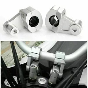 2x riser manubrio moto 22/28 mm riser manubrio universale attacco manubrio ATV - Foto 1 di 8