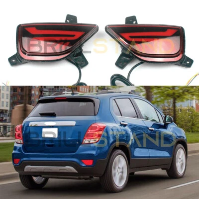 Luz de freno reflectora trasera LED para Chevrolet Trax 2017 2018 2019 2020 2021 2022 Foto 1 de 4