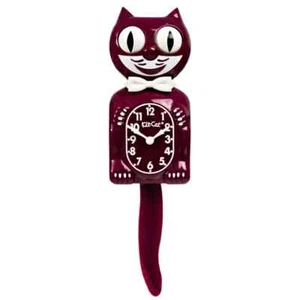RUBY RED GENTLEMAN LIMITED EDITION KIT CAT CLOCK -Full Size 15.5" - Picture 1 of 6