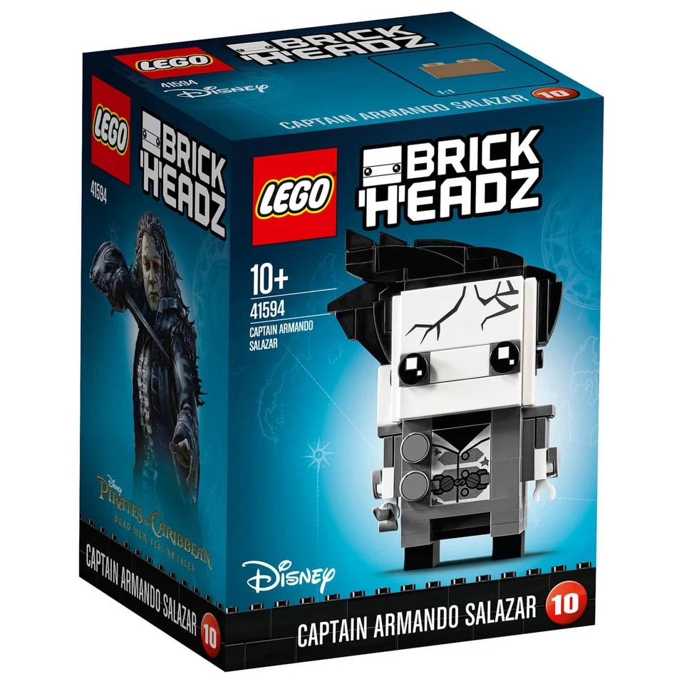 LEGO BRICKHEADZ PIRATE DES CARAIBES 41594 CAPTAIN ARMANDO SALAZAR NEUF SCELLÉ - Photo 1/1