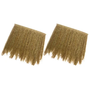 2 Pcs Simulated Thatch Tile Fake Roofing Artificial Grass for - Picture 1 of 12