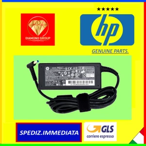 ALIMENTATORE CARICABATTERIA +CAVO HP PAVILION 45W 19.5V 2.31A 4.5x3mm ORIGINALE - Foto 1 di 1