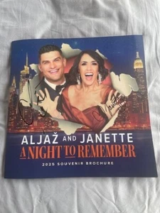 Signed Strictly Come Dancings Aljaz & Janette A NIGHT TO REMEMBER 2025 Brochure - Picture 1 of 6