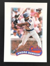 ⭐💥🔥1989 Topps Mini Leaders #3 Andre Dawson Chicago Cubs HOF⭐💥🔥
