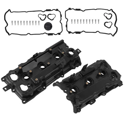 2pc Valve Covers Set w/ Gasket for Nissan Maxima 2009-2020 Murano 3.5L 2015-2020 - Image 1 of 4