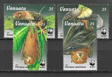 Vanuatu 1996 WWF Wildlife Fauna Tiere Dieren Animals Bat compl. set MNH
