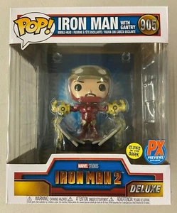 Funko Pop Deluxe Marvel Iron Man con Pórtico #905 GITD PX Exclusivo Nuevo en Caja - Imagen 1 de 9