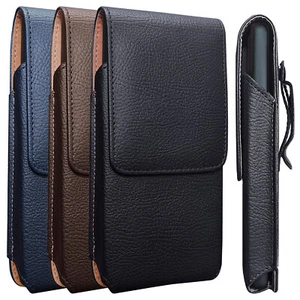For Samsung Galaxy S25/S25 Ultra/S25+ Leather Belt Clip Pouch Holster Case Cover - Picture 1 of 30