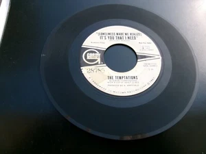 The Temptations -Audition Copy 1967 45 VG It's You That I Need VERY RARE - Picture 1 of 2