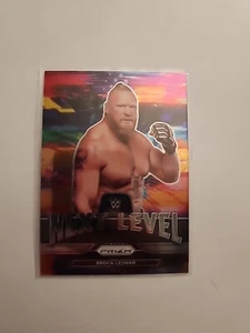 Brock Lesnar 2022 Panini Prizm WWE #11 Next Level Insert - Picture 1 of 4