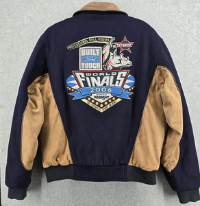 Chaqueta de lana PBR Professional Bull Riders World Finals 2006 talla L Cripple Creek - Imagen 1 de 10