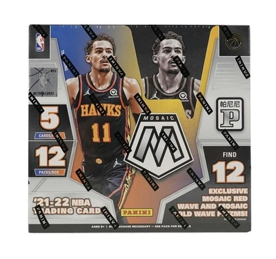 2021-22 Panini NBA Mosaic Asia Hobby Box New Factory Sealed Josh giddey RC HUNT - image 1 of 4