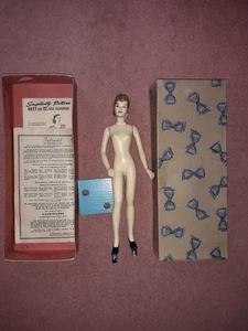 Rare Antique fashion doll composition wood 1944 simplicity pattern latexture - Picture 1 of 5