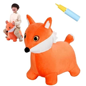 Bouncy Horse, Fox Hopper Toys, Toddlers Bouncing Animal Hopping, Plush Bounce... - Picture 1 of 6