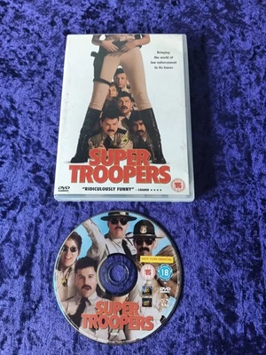 DVD SUPER TROOPERS JAY CHANDRASEKHAR KEVIN HEFFERNAN COMEDY UK R2 - Image 1 of 3
