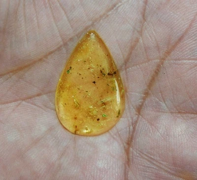 5.30 Cts. Natural Genuine Old Baltic Amber Untreated Certified Gemstone - Image 1 of 4