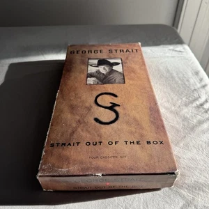 George Strait. Strait Out Of the Box. 4 Cassette set with booklet. 72 tracks. - Picture 1 of 4