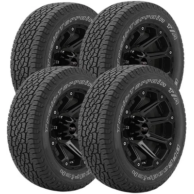 (QTY 4) 265/70R16 BFG Trail Terrain T/A 112T SL White Letter Tires — 第 1/4 张图片