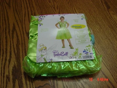 Girls Tinker Bell Costume By Disney and Disguise Small 4-6 - Image 1 of 4