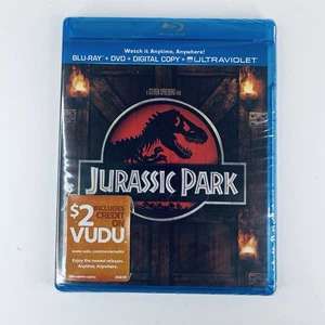 Jurassic Park - DVD + BLU-RAY NEW SEALED Ultraviolet w/ Digital Copy - Imagen 1 de 2