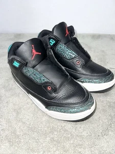 Jordan 3 Retro Moto SE - Turquesa Nike Tenis Zapatos Niños 👟Usado Talla 1Y - Imagen 1 de 12