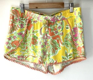Lilly Pulitzer für Target Shorts XS Bommelborte Happy Place Muster - Bild 1 von 5