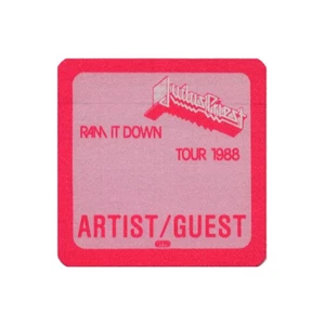 Judas Priest 1988 Ram it Down gira de conciertos Backstage Pass - Imagen 1 de 1