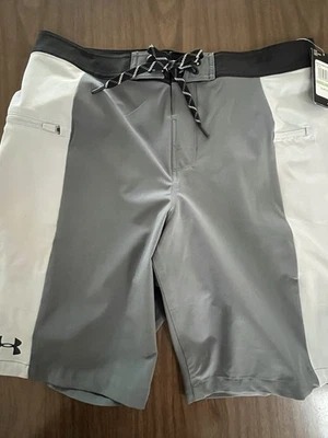 Under Armour Pesca Ocean BoardShorts Bolsos Hombres’s 34 Calce Suelto Hidro - NUEVO Foto 1 de 4