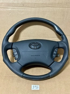 Volante Lexus LS430 2001-2006 Toyota Celsior negro fibra de carbono JDM OEM Foto 1 de 4