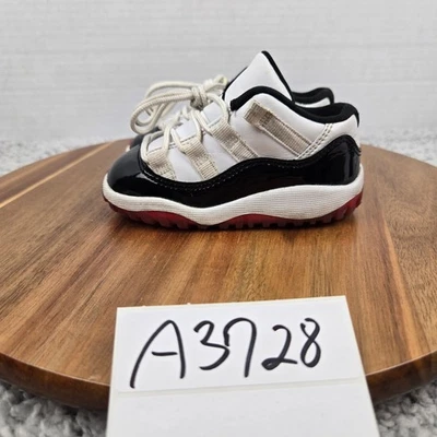 Jordan 11 Retro Low Concord Bred TD Casual Daily Sneaker Kids 6c 505836-160 - Image 1 of 4