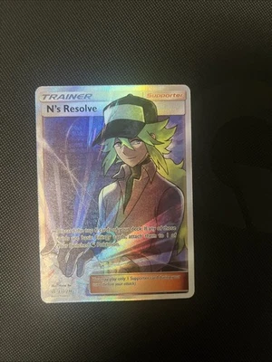 Pokemon N's Resolve 232/236 Sun & Moon Cosmic Eclipse Full Art Rare - Image 1 of 2