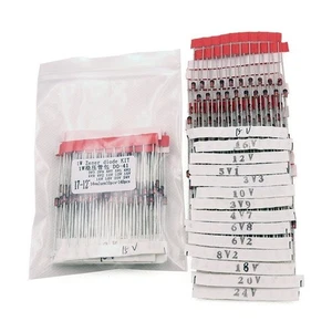 140pcs 14 Values 1W 3.3-24V Regulator Zener Diode Assorted Assortment Set - Picture 1 of 6
