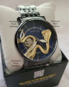 Invicta Vintage Automatic Men's Dragon Watch - 44mm, Black (43337) - Picture 1 of 8